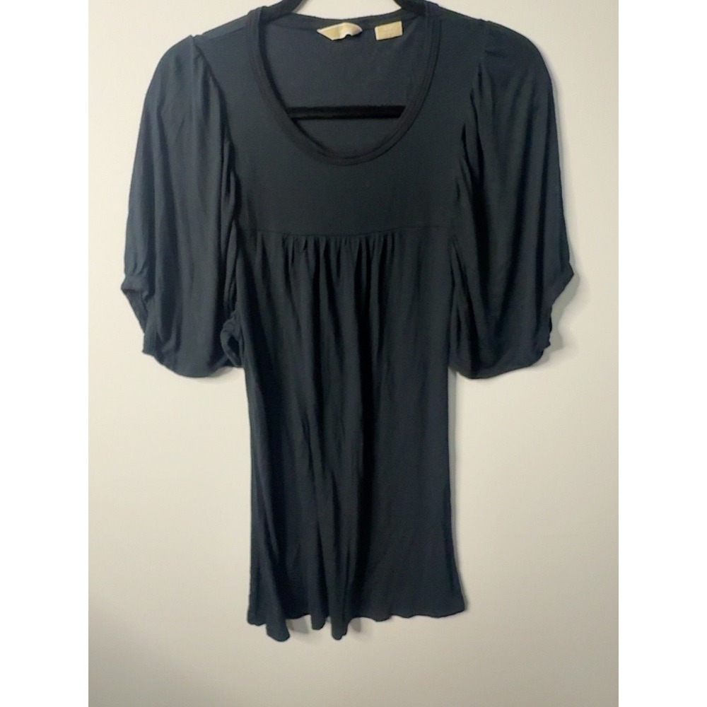 MICHAEL Michael Kors Black Empire-Waist Tunic Small